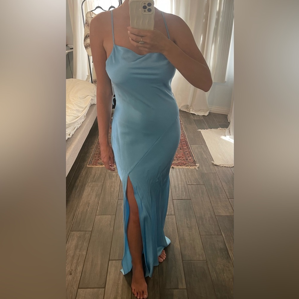 Nicholas the label Simone dress in sky NWT